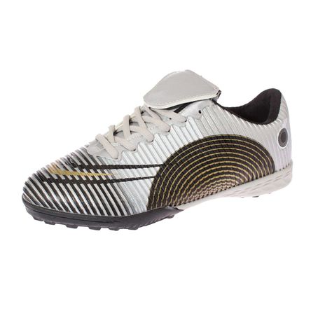 Zapatilla Baby Futbol Plateado Vía Franca Niño Art: 3PG229416SILVER-0