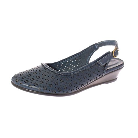 Babucha Azul Marino Vía Franca Mujer Art: 5ZL102024NAVY-0