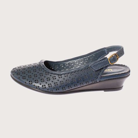 Babucha Azul Marino Vía Franca Mujer Art: 5ZL102024NAVY-1