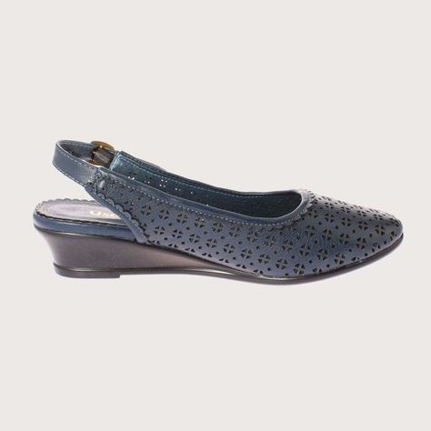 Babucha Azul Marino Vía Franca Mujer Art: 5ZL102024NAVY-3