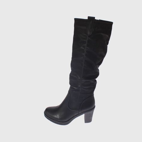 Bota Negro Vía franca Mujer-3