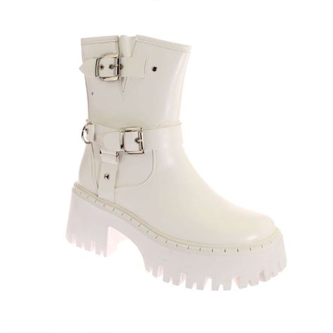 Bota Blanco Vía Franca Mujer Art: 5PG24115WHITE-0