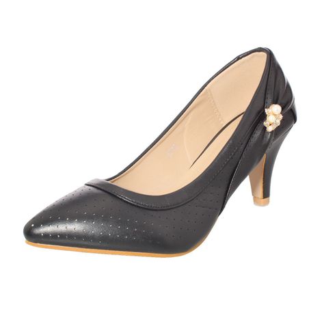 Zapato taco Negro Vía Franca Mujer-0