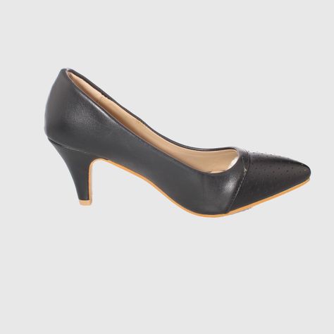 Zapato taco Negro Vía Franca Mujer-3