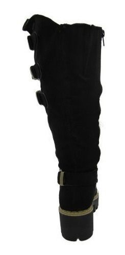 Bota Casual Para Mujer Color Negro-3
