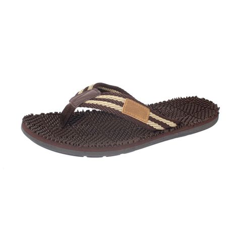 Sandalia Café/Beige Vía Franca Hombre-0