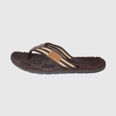 Sandalia Café/Beige Vía Franca Hombre-1