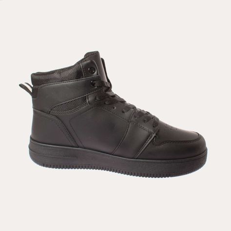 Zapatilla Caña Negro Vía Franca Hombre Art: 8PG244714BLACK-3