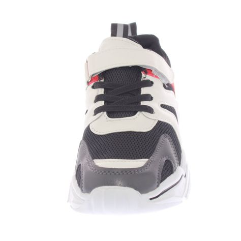 Zapatilla Negro/rojo Vía Franca Niño-1