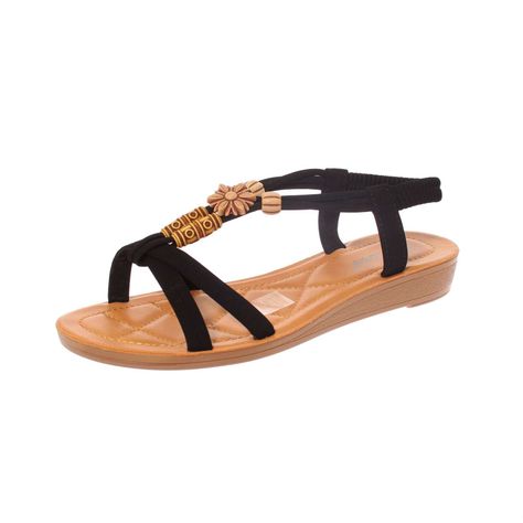 Sandalia Negro Vía Franca Mujer Art: 5KD51BLACK-0