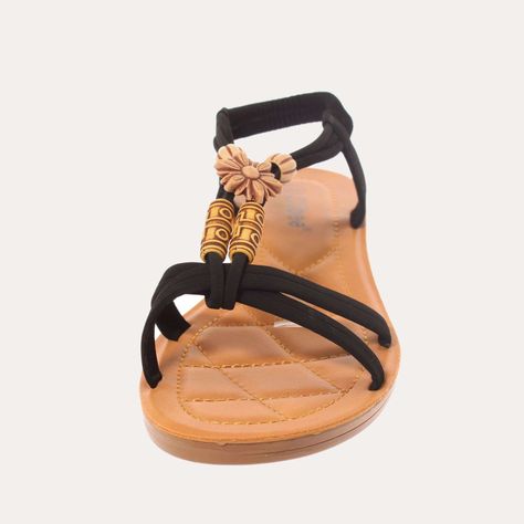Sandalia Negro Vía Franca Mujer Art: 5KD51BLACK-2