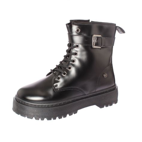 Botin Negro Vía Franca Mujer-0