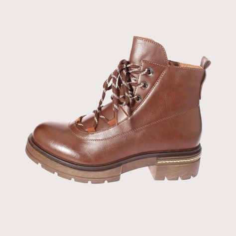 Botín Army Café Vía Franca Mujer Art: 5QM2049BROWN-1