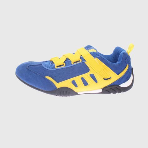 Zapatilla Azul/Amarillo Vía Franca Mujer-1