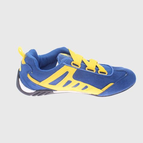 Zapatilla Azul/Amarillo Vía Franca Mujer-3