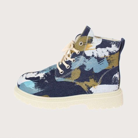 Botín Azul Marino Vía Franca Niña Art: 31202C1427NAVY-1