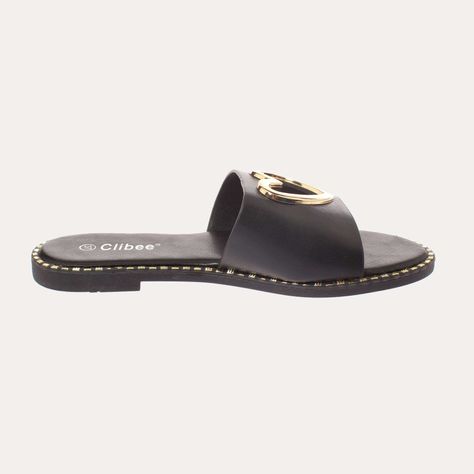 Sandalia Negro Vía Franca Mujer Art: 5KD70BLACK-3