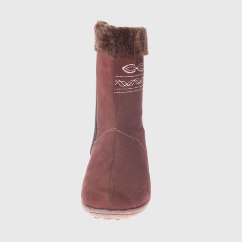 Bota piel Café Vía Franca Niña-2