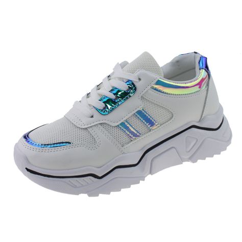 Zapatilla Blanco/verde Vía Franca Mujer-0