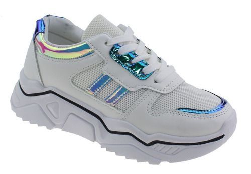 Zapatilla Blanco/verde Vía Franca Mujer-4