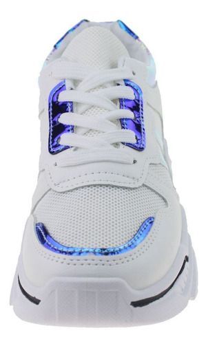 Zapatilla Blanco/verde Vía Franca Mujer-6