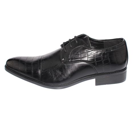 Zapato Formal Negro Vía Franca Hombre-1