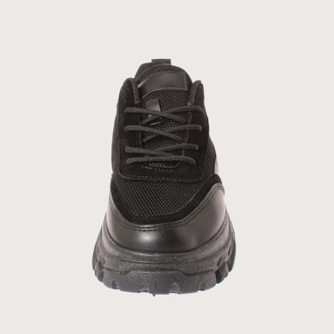 Zapatilla Plataforma Negro Vía Franca Mujer Art: 5LY036BLACK-2