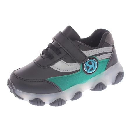 Zapatilla Negro Vía Franca Niña-0