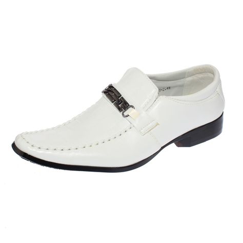 Mocasín Blanco Vía Franca Hombre-0