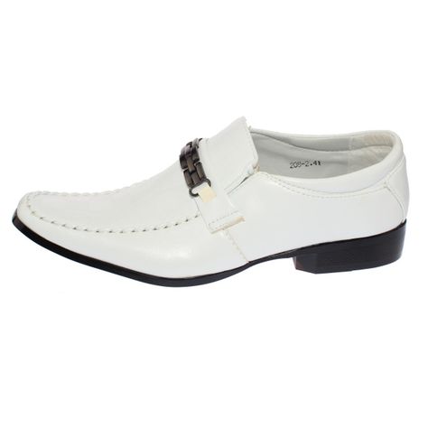 Mocasín Blanco Vía Franca Hombre-1