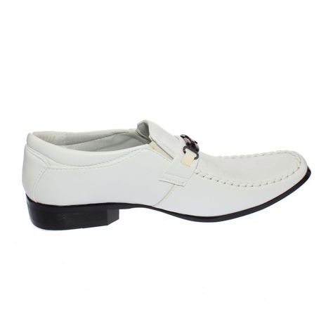 Mocasín Blanco Vía Franca Hombre-3
