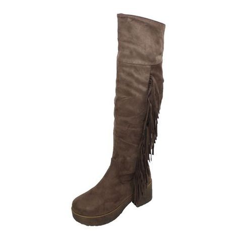 Bota Kaki Vía Franca Mujer-0