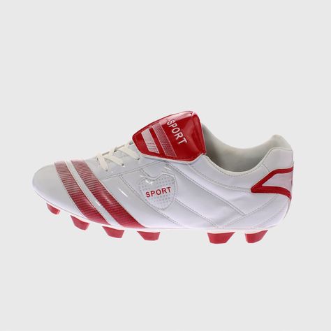 Zapato Futbol Blanco/Rojo Vía Franca Hombre-1