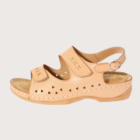 Sandalia Confort Beige Vía Franca Mujer Art: 5FN404BEIGE-1