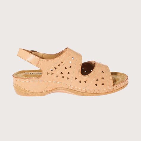 Sandalia Confort Beige Vía Franca Mujer Art: 5FN404BEIGE-3