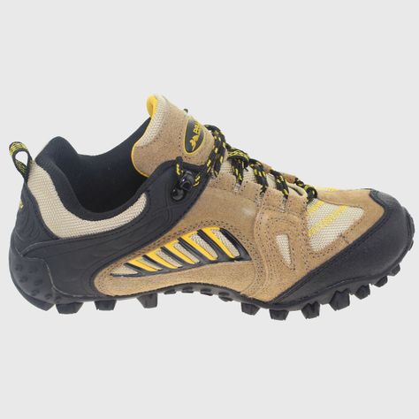 Zapatilla Outdoor Negro/Camel/Amarillo Vía Franca Niño-2