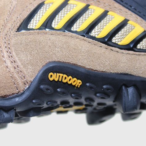 Zapatilla Outdoor Negro/Camel/Amarillo Vía Franca Niño-5