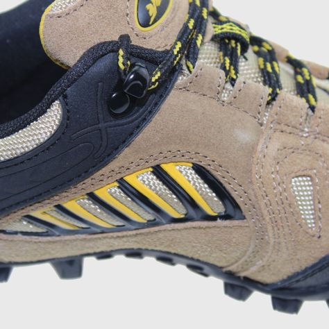 Zapatilla Outdoor Negro/Camel/Amarillo Vía Franca Niño-6