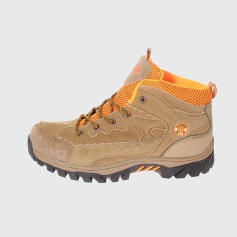 Zapatilla Outdoor Khaki/Naranjo Vía Franca Mujer-1