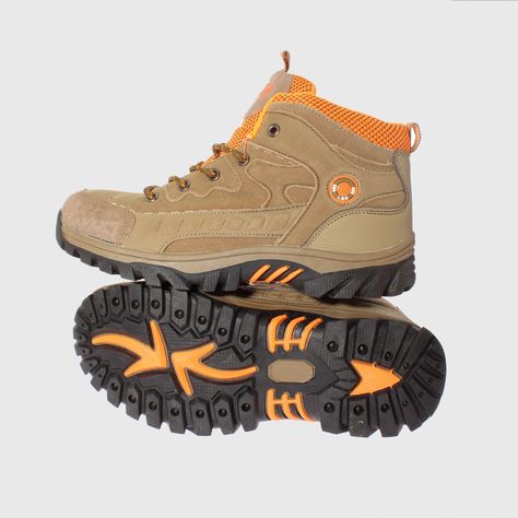 Zapatilla Outdoor Khaki/Naranjo Vía Franca Mujer-3
