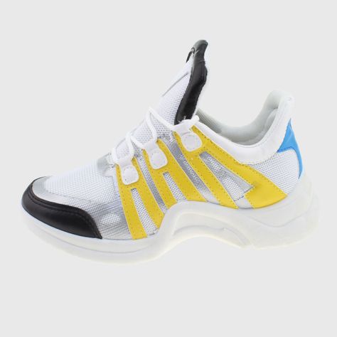 Zapatilla Amarillo Vía Franca Mujer-1