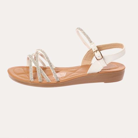 Sandalia Blanco Vía Franca Mujer Art: 5KD50SILVERY-1