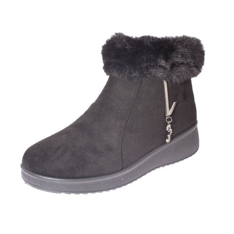 Bota Piel Negro Vía Franca Mujer-0