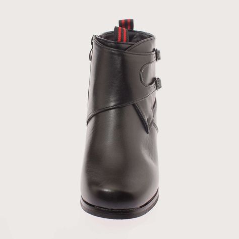 Zapato Cueca Negro Vía Franca Niño Art: 3JLB03511BLACK-2