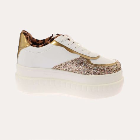 Zapatilla Plataforma Dorado Vía Franca Mujer Art: 5S212B0098DGOLD-3