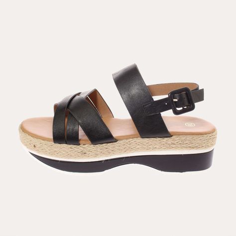 Sandalia Negro Vía Franca Mujer Art: 52110B31106BLACK-1