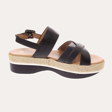 Sandalia Negro Vía Franca Mujer Art: 52110B31106BLACK-3