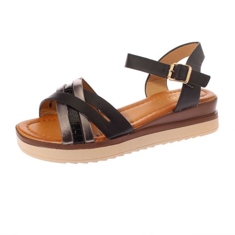 Sandalia Negro Vía Franca Mujer Art: 51309B3225BLACK-0