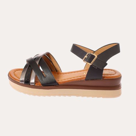 Sandalia Negro Vía Franca Mujer Art: 51309B3225BLACK-1