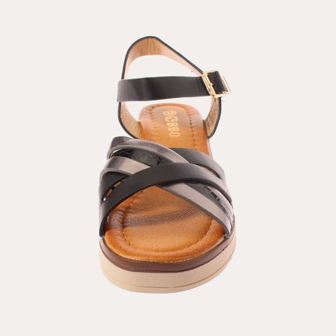 Sandalia Negro Vía Franca Mujer Art: 51309B3225BLACK-2
